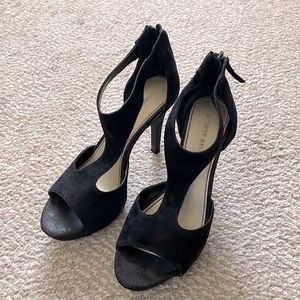 Audrey Brooke Open-Toed Heels